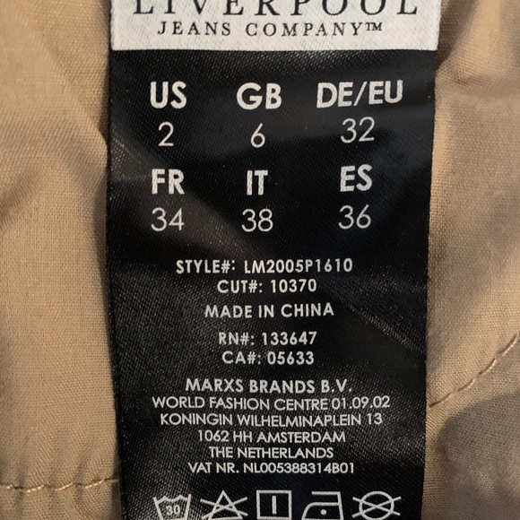 Liverpool Jeans with cream and tan snake print - Picture 8 of 10